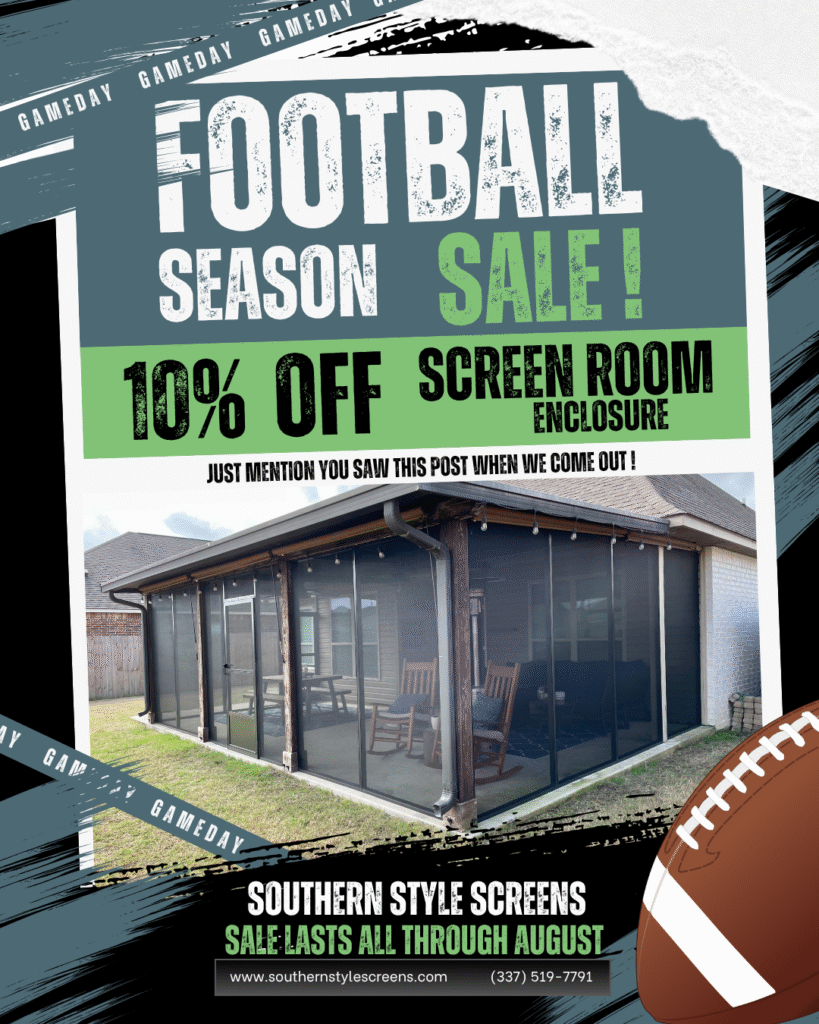 Sale on Motorized Screens /Shades in Acadiana Area
