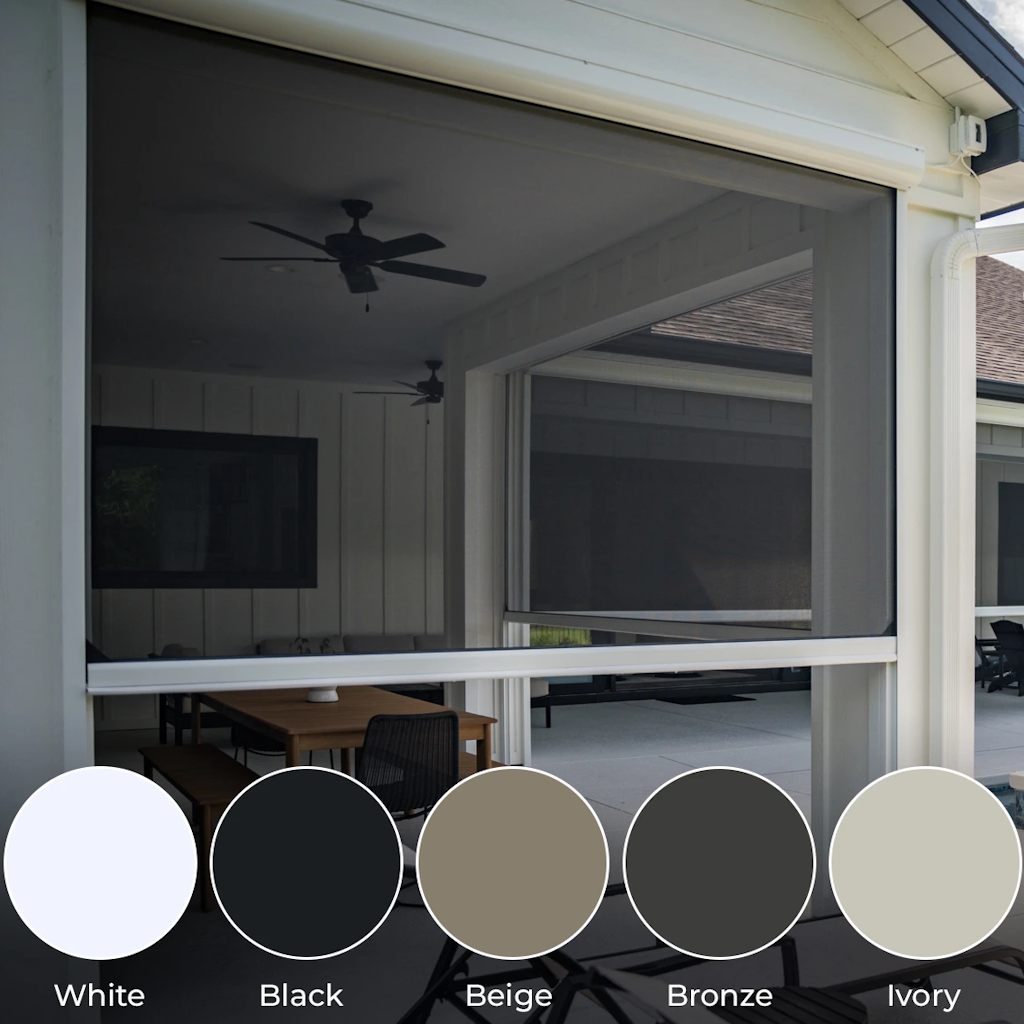 Our powder-coated, anti-corrosion, integrated cassette housing protects the fabric from weather damage, ensuring it lasts longer. Available in five popular colors: white, black, beige, bronze, and ivory. Custom color requests are also welcome.